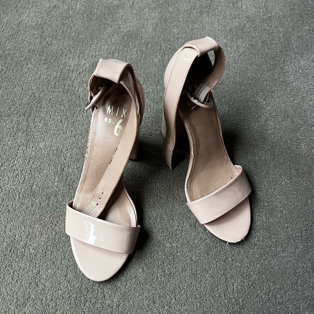 Mix No. 6 Nude/Blush Pink Heels - 6.5